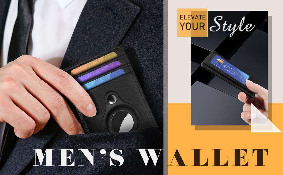 Revontulij Slim Minimalist Front Pocket RFID Blocking