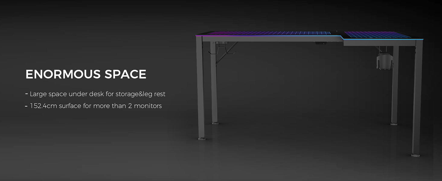 glass desk