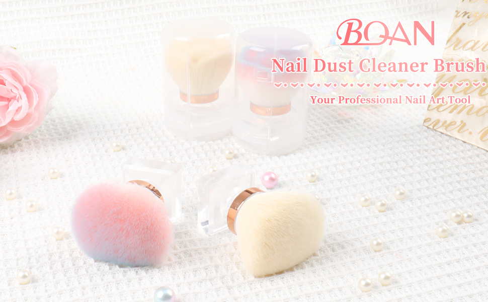 nail dust brush