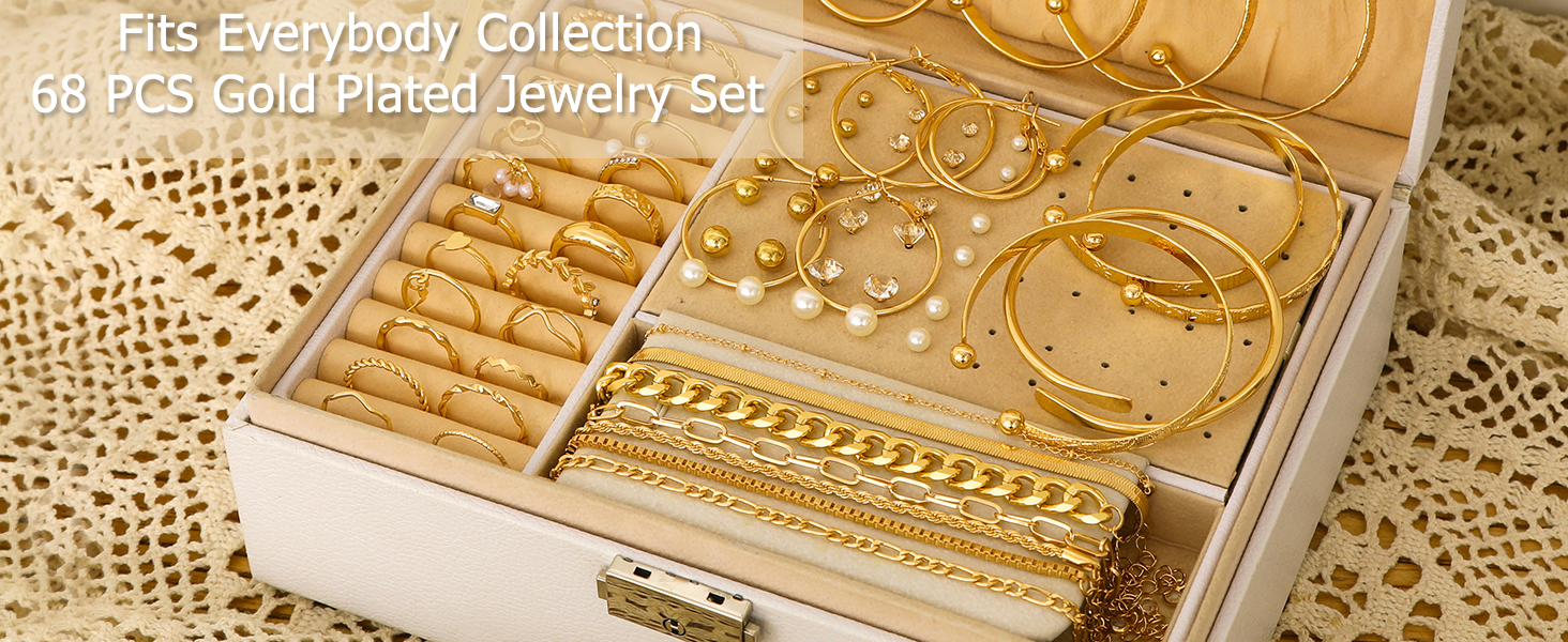 Gold Jewelry Set