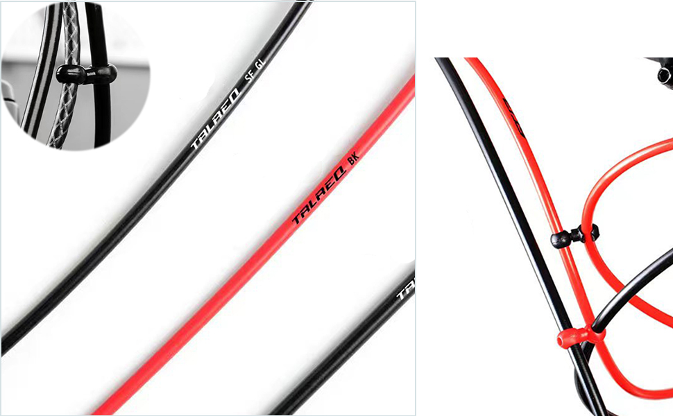 WDHHNP 20PCS Bike Cable Clips Plastic Bicycle brake cable clips Rotating SHook