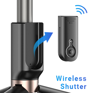 Convenient wireless remote control- BlueTooth shutter( max working distance is 10m)