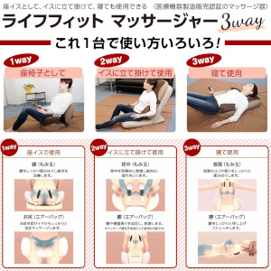Amazon.co.jp : [LIFE FIT] ライフフィット マッサージャー 3way