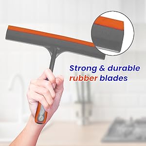 Wiper stroke hand grip durable blade rubber cleaning 