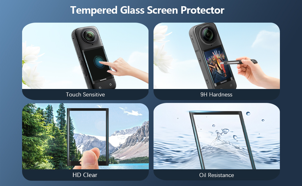 Insta 360 X5 Screen Protector and Lens Cap