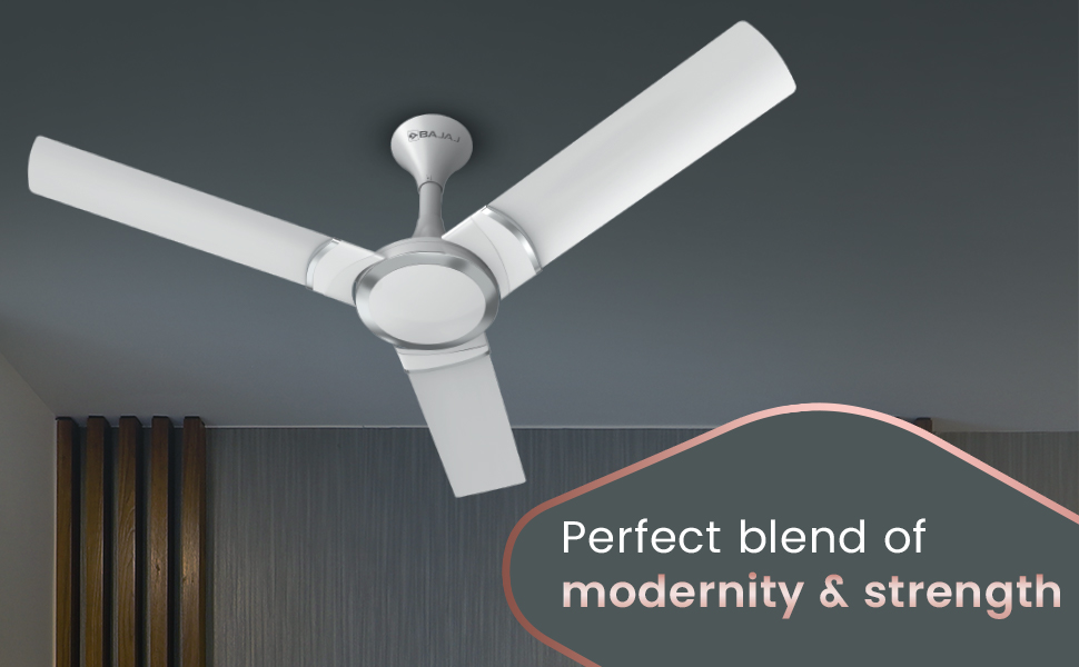 Bajaj Stylo 12S2 1200mm Sparkle White Ceiling Fan