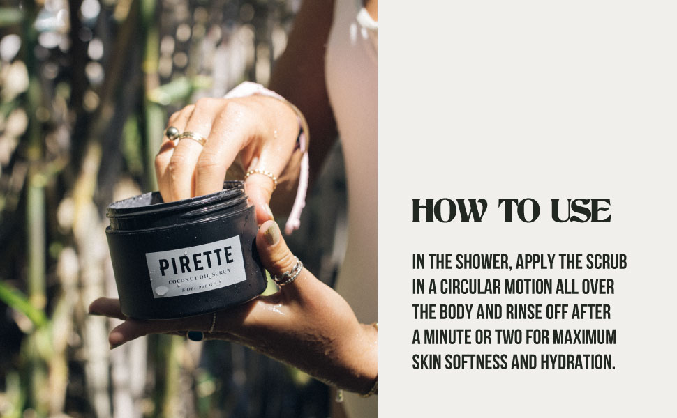 Pirette Coconut Oil Scrub