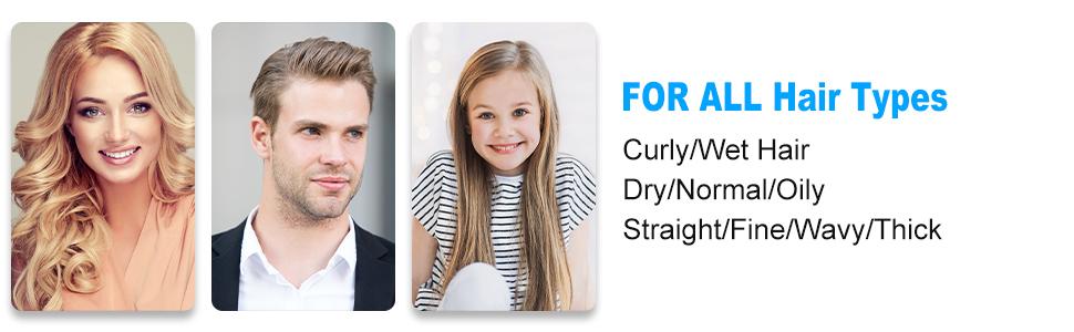 Suitable for all hair types