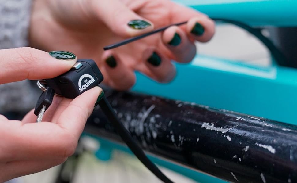 Squire Bike Locks STRAPLOK™ 10/400 UltraLightweight MultiFunctional