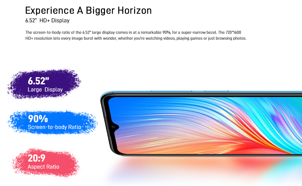 DOOGEE X98 Pro Mobile Phones SIM Free Unlocked, 6.52" HD+ Display