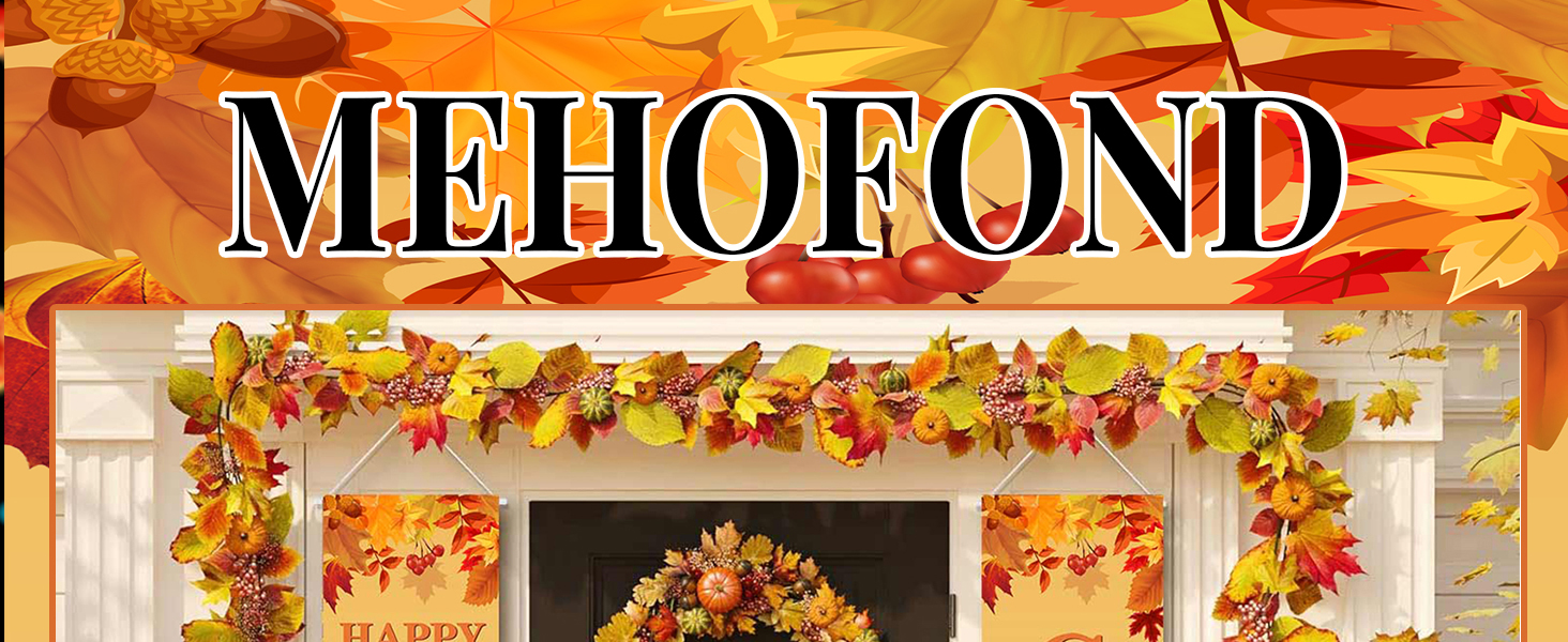 Thanksgiving Banner, Door Mount