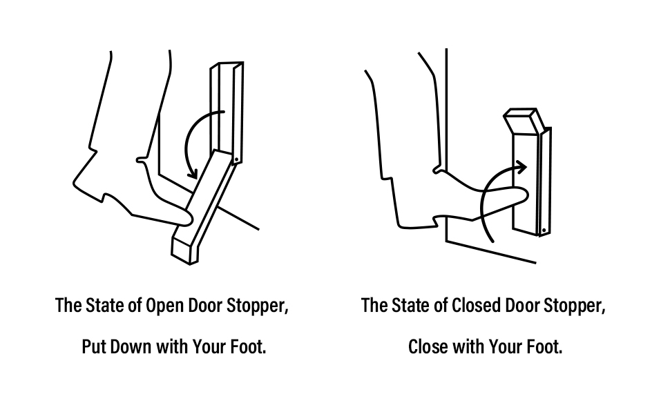 Aglaiprty Door Stopper, Door Holder, No Drilling Door