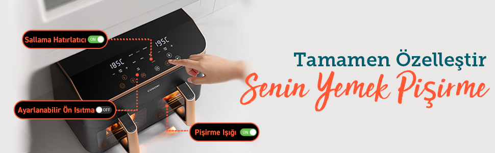 Tamamen Özelleştir Senin Yemek Pişirme