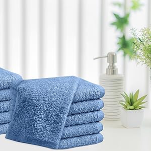 washcloth blue