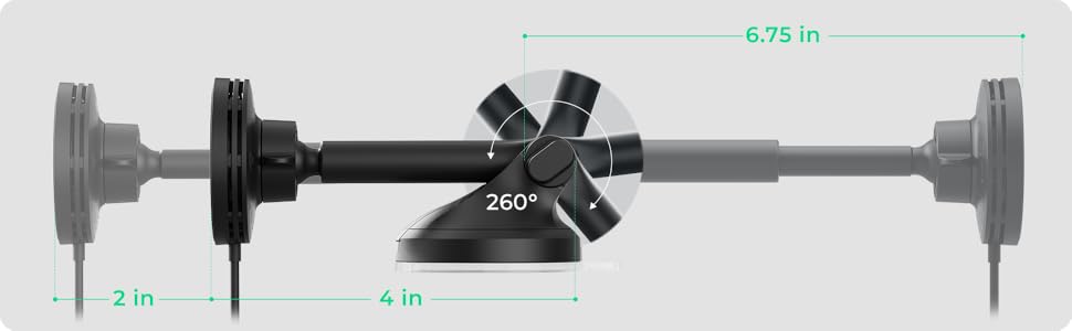 Suction cup phone holders for your car dash mount wireless car charger qi2 cellphone carmount