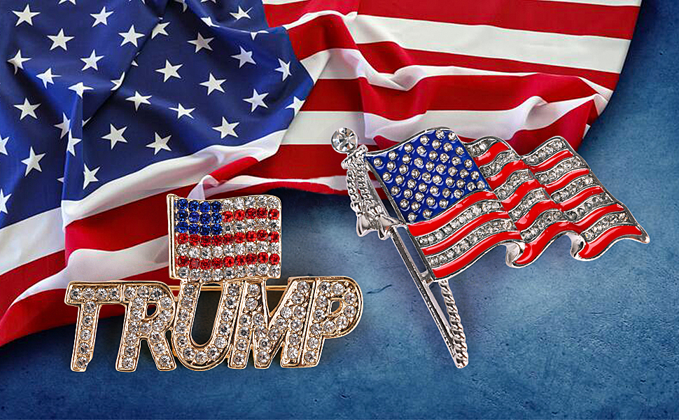 trump brooch