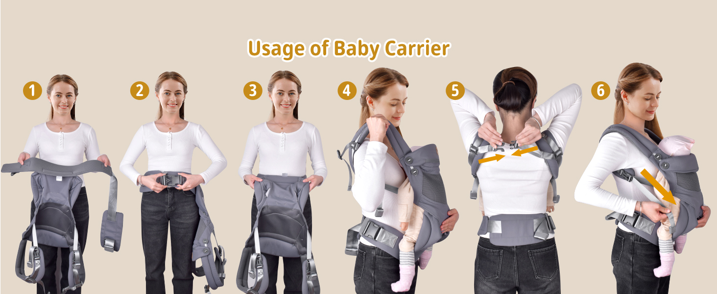 soft breathtable baby carriers
