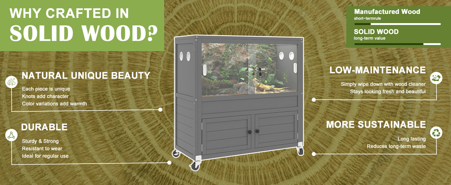 WHY CRAFTED IN SOLID WOOD?