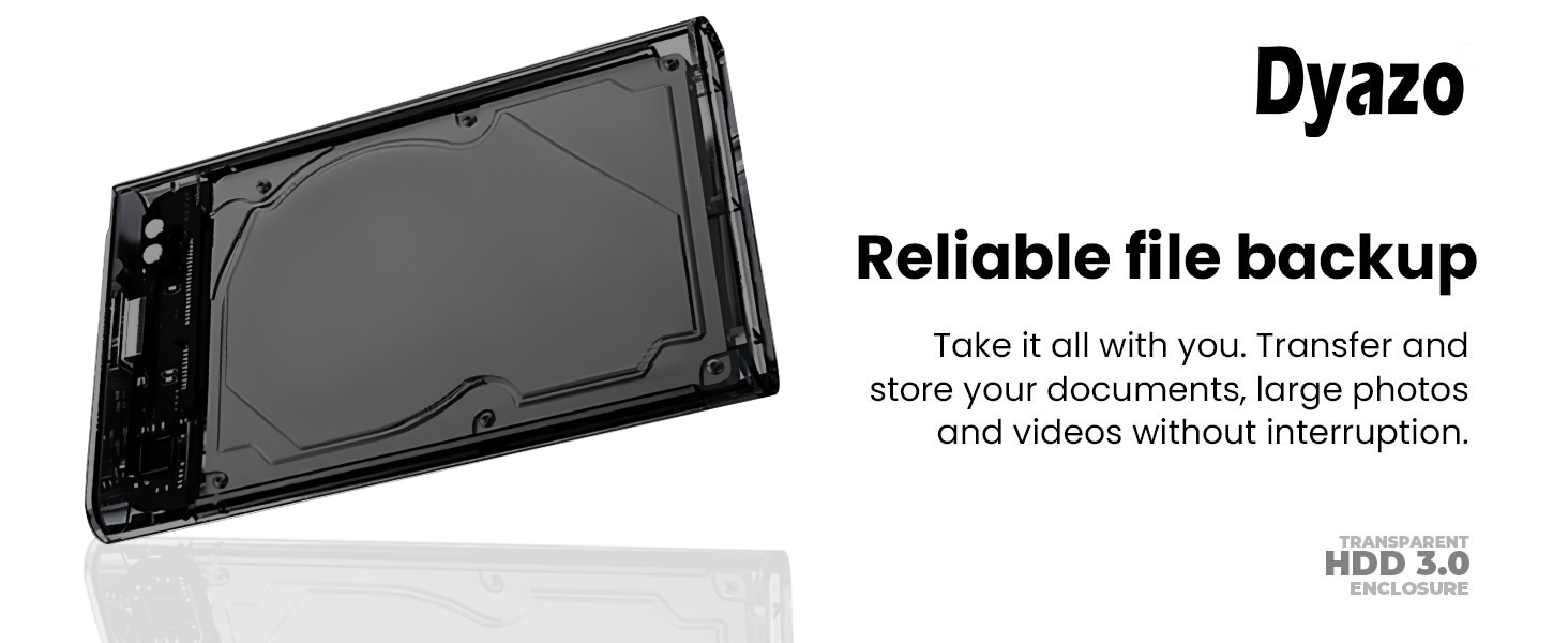 DZ-HDD TRANSPARENT CASE-PRM