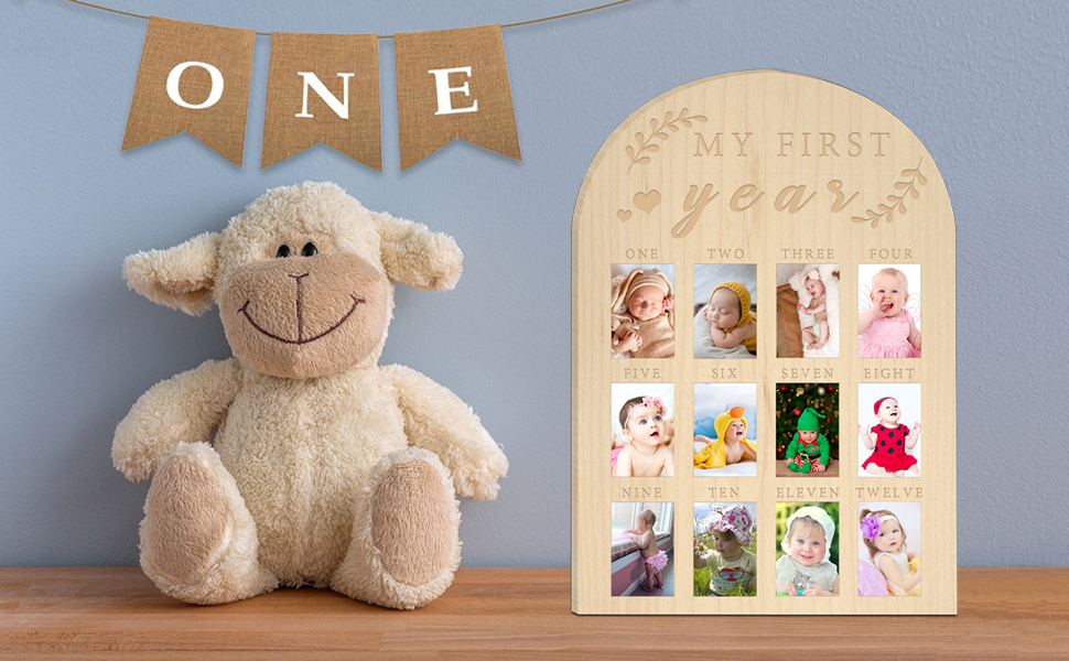 Baby's First Year Photo Frame