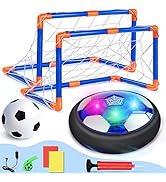 lenbest Kit Giochi Calcio - LED Pallone Fluttuante | Porta Calcio | Fischietto - Giocattoli Regal...