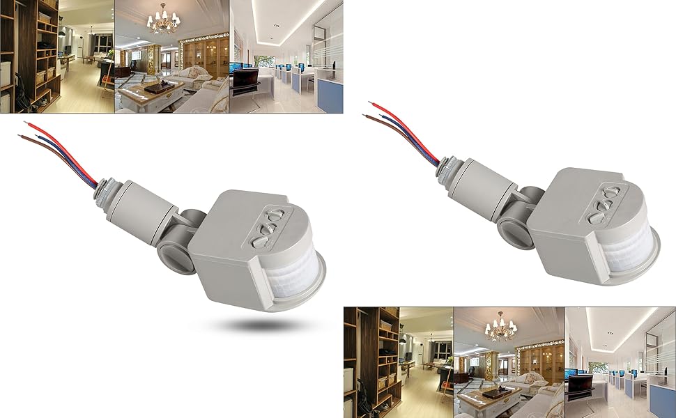 New LED Outdoor 90~250V 180 Degree Security Infrared PIR