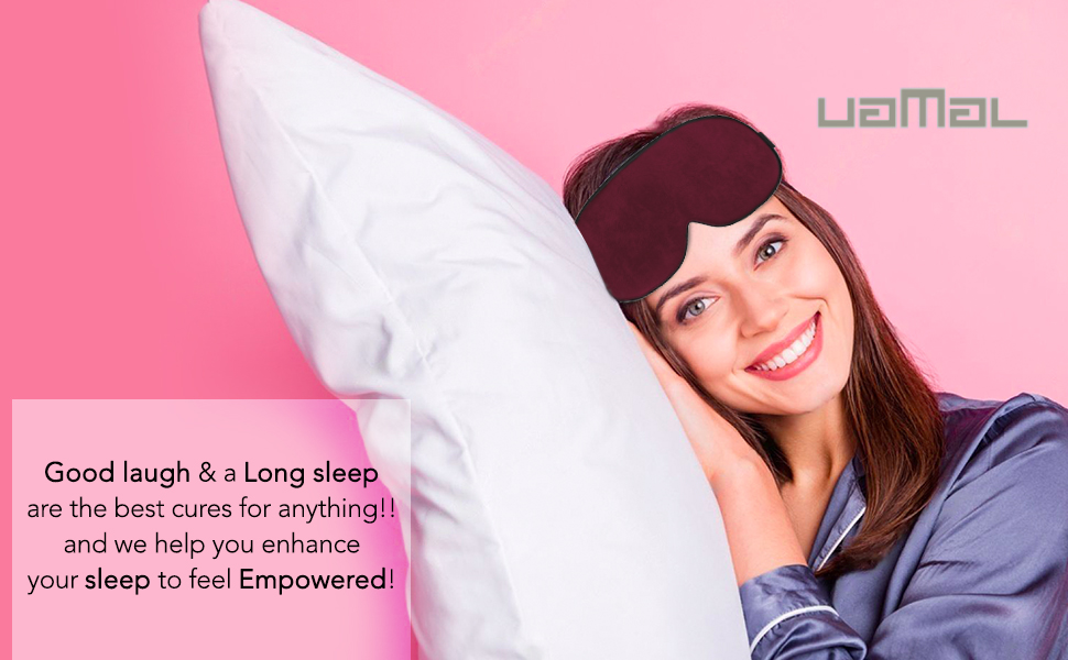 UAMAL 3D Eye Mask, Sleep Mask,100 Blackout Eyelash Extension Sleep Masks for Women Men, Eye