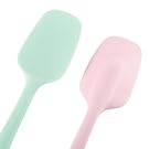 One-piece silicone spatula