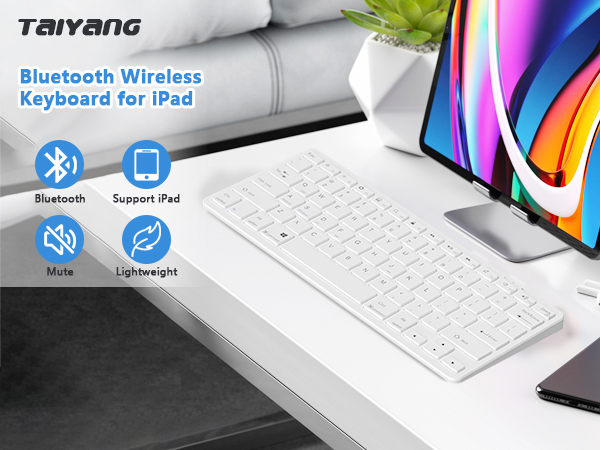Taiki A-tyan 無線KeyballBLE Amazon.com: TaIYanG Bluetooth Keyboard for iPad Wireless