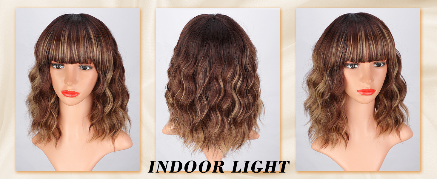 wigs with bangs for women