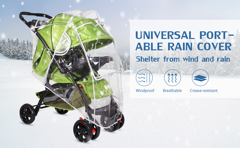 Rain Cover for Pushchair