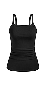 Basic Ruched Tank Top