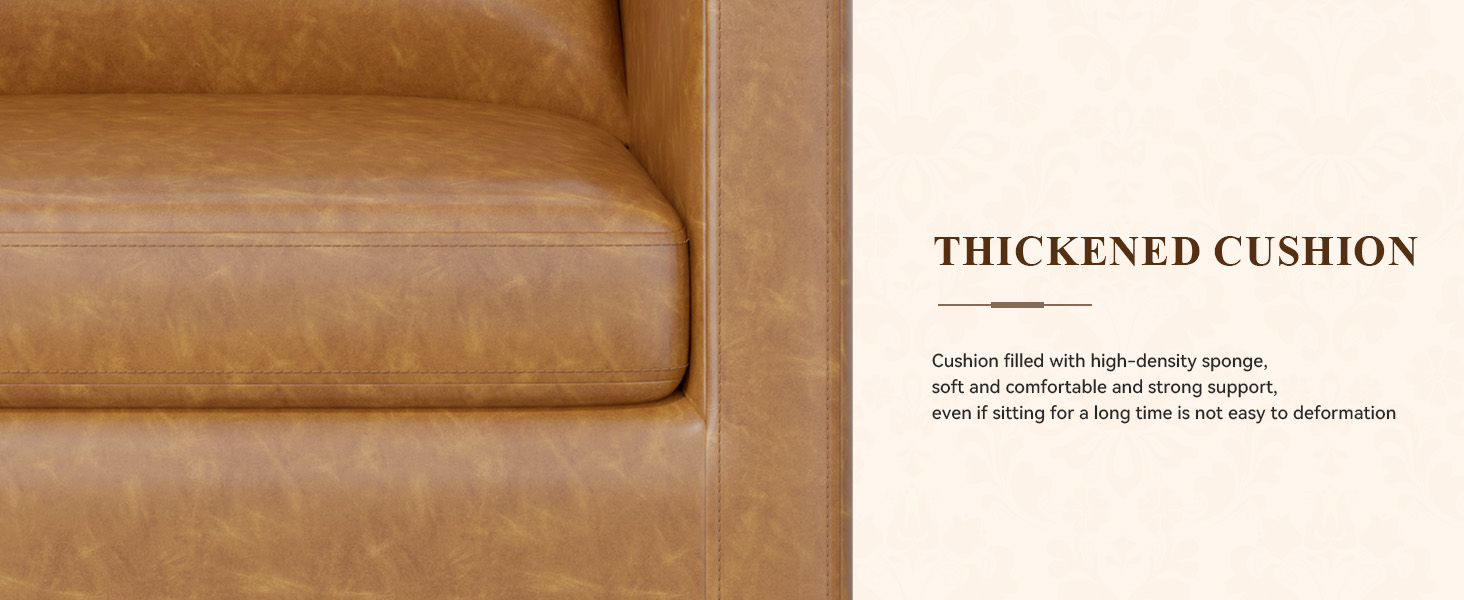 thick cushion sofa chair