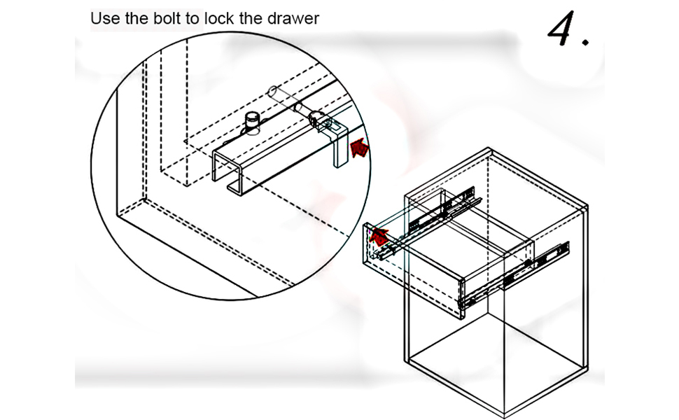 KUANMIN 1 Pair Undermount Drawer Slides, 14 inch Soft Close Full