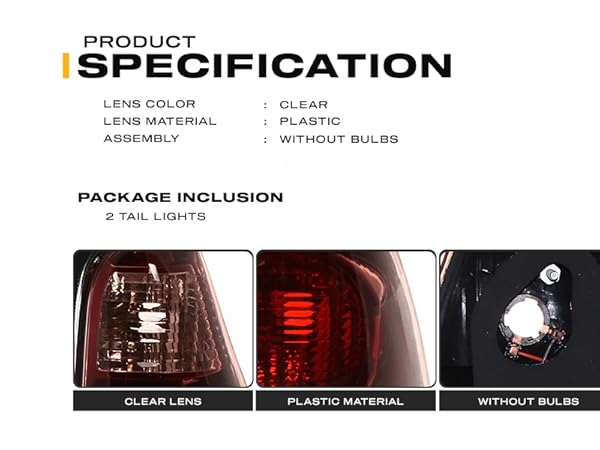 燈　連絡用 Amazon.com: For Toyota 4Runner 2003-2005 Tail Light Assembly