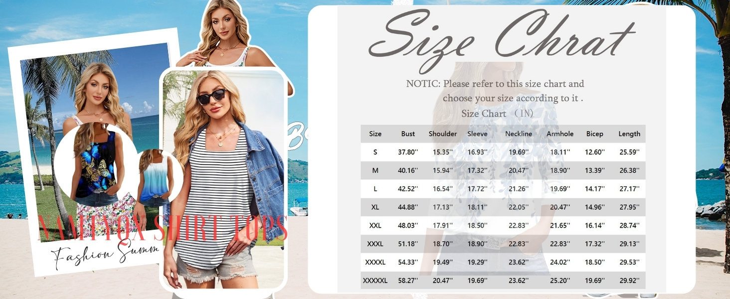 JXKIKOZE Summer Shirts for Women 3/4 Length Sleeve Crewneck Tops Trendy Loose Casual Print Cute Top