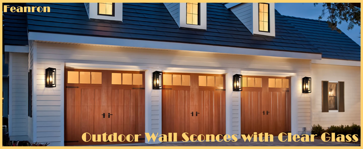 Outdoor Wall Lantern, Waterproof Wall Sconce Light Fixtures