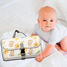 TRAGBARER WICKELTISCH FÜR KINDER