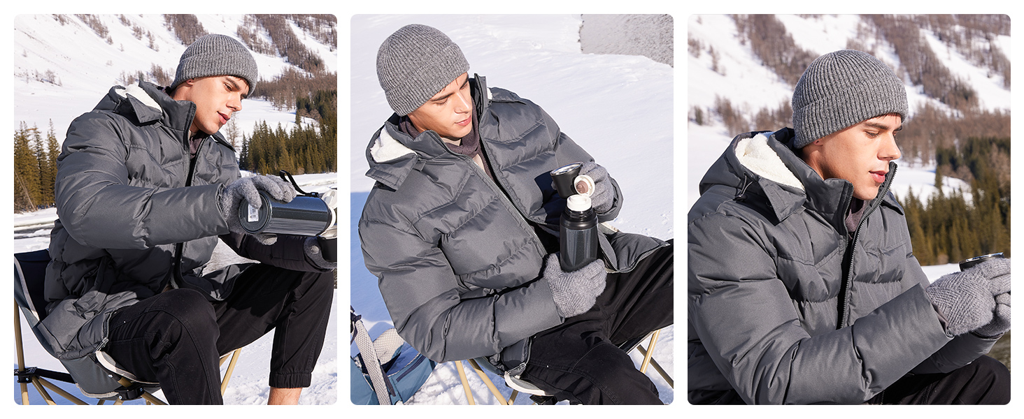Men's Puffy Winter Jackets