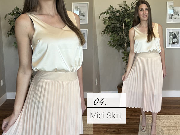 WARY SATIN SLEEVELESS TOPノースリーブ Green Satin V Neck Top Sleeveless | Ally Fashion