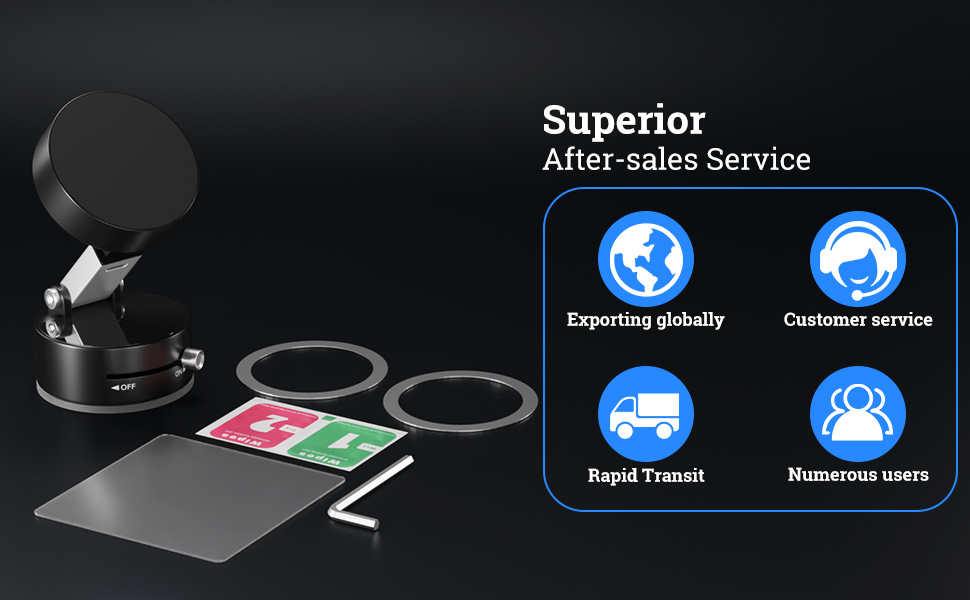 Uceento Vacuum Magnetic Phone Holder