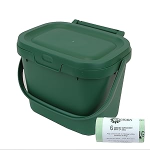 Compost caddy and liners
