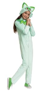 Sprigatito Hooded Jumpsuit