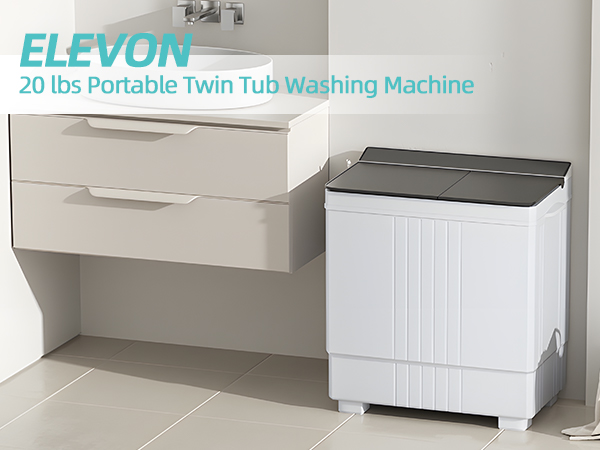 Elevon 20llbs twin tub washing machine