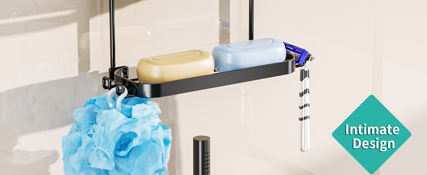HapiRm Shower Caddy Hanging Stainless Steel Shower Caddy over Shower