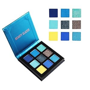 9 Farben Shine Diamond Lidschatten Make-up Pigmente Wasserdicht Shimmer Glitter Palette
