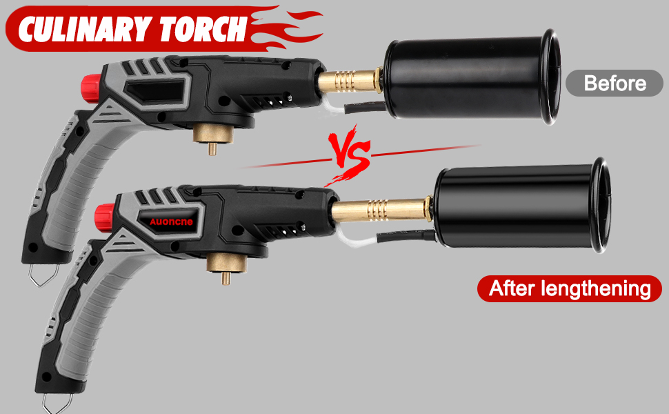 Powerful Propane Cooking Torch, Kitchen culinary Grill, Baking, Creme