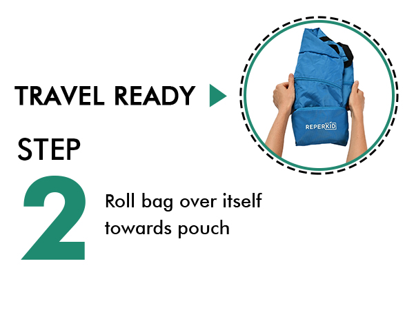Booster gate check bag
