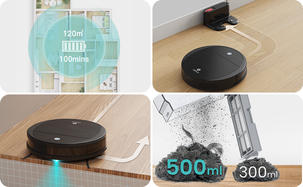 Lefant Robot Vacuum, 2-in-1 Robotic Vacuum Cleaner, and Mopping, On Sale. 9 213