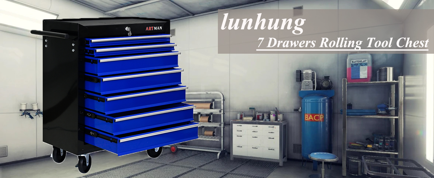 7 Drawers Tool Cart